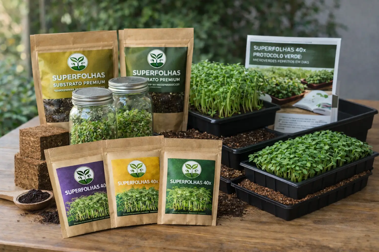 Kit de Cultivo Superfolhas 40X™