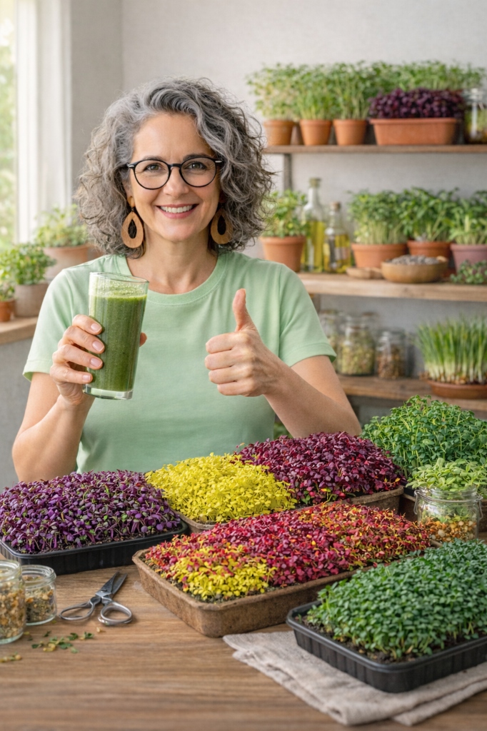 Bandeja de Microverdes Frescos